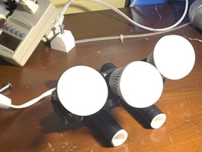 diy led worklight la conversione di ricambio, lampadine portatili robusti lampada da lavoro 3d print model - Mito3D