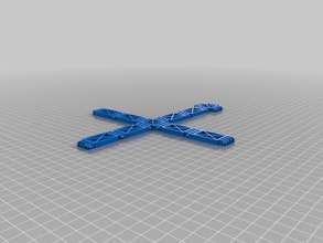 my customized print-in-place parameterized sarrus linkage mechanical toys 3d print model - Mito3D