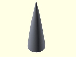parametrische Parabol-Serie-Nase-Kegel-Form holdersupport andere 3d Modell openscad Teil Rakete - Spielzeug nützlich 3d print model - Mito3D