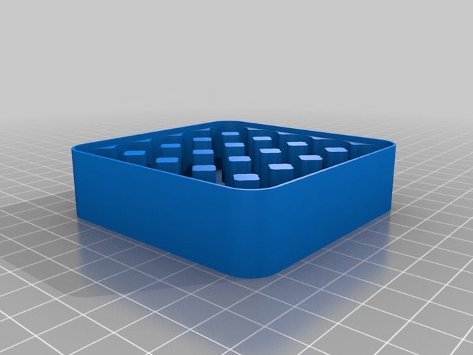 25 aa top containers customized 3D print model - Mito3D