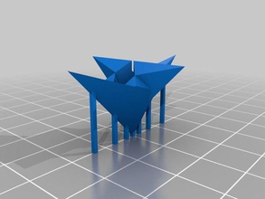 octahedron coordinate motion puzzle puzzles math toy 3d print model - Mito3D