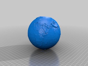 terra tiro simplificado outros globo 3d print model - Mito3D