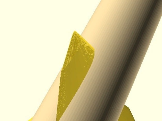cleaned up naca 4-digit airfoil library other 3d geometry model openscad parametric rocket useful 3D print model - Mito3D