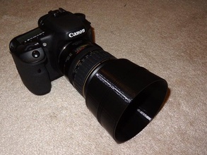 canon Gegenlichtblende 28-135 stabilisiert Kamera 3d print model - Mito3D