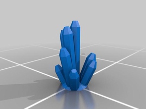 personalizado cristais adereços personalizador de sistemas minerais 3d print model - Mito3D