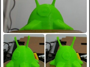beyin slug sabit sahne çizgi film futurama prop 3d print model - Mito3D