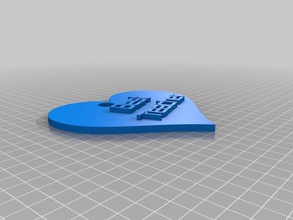 bester Lehrer Schlüsselanhänger angepasst 3d print model - Mito3D