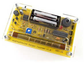 caso mightyohm contador geiger con el kit otros acrílico cortadora láser lasercut 3d print model - Mito3D