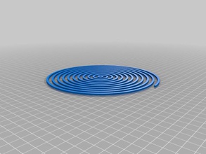 spiral object testing fun 200mm platform other experiment mendel prusa reprap 3d print model - Mito3D