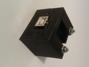 usb-Buchse-port-Halterung 3d Drucker Teile mendelmax 2 plug 3d print model - Mito3D