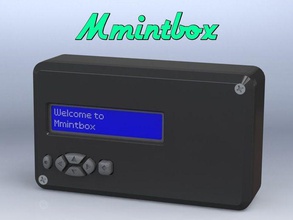 mmintbox 1 enclosure electronics arduino button diecimila duemilanove enlosure keypad lcd mega molded oogoo shield sugru uno 3d print model - Mito3D