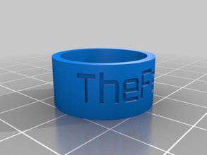 theface size 10 rings customized 3d print model - Mito3D