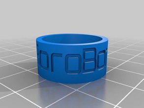 borobongos size 10 rings customized 3d print model - Mito3D