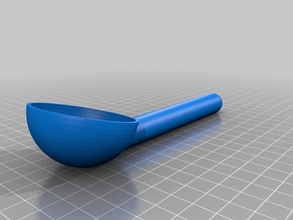 2 cucchiai di seconda prova cucina pranzo personalizzato 3d print model - Mito3D