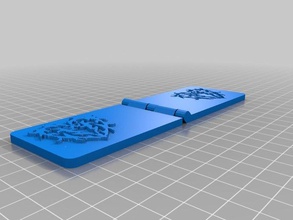 my customized embossing stamp heart tools 3d print model - Mito3D