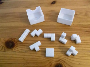 3d tetris adet kutu bulmaca 3d print model - Mito3D