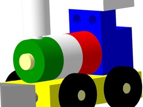 Spielzeugeisenbahn - Spielzeug Spiele 3d print model - Mito3D