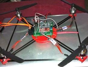 quadcopter çerçeve parçaları rc araçlar 3d print model - Mito3D