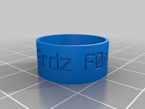 n3rdz r1ng rings customized 3d print model - Mito3D