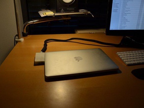 hackdock yerleştirme özelleştirilebilir notebook bilgisayar customizer macbook 3d print model - Mito3D