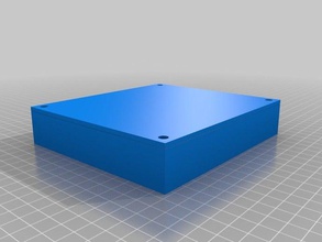 customize box lid 130mm diy customized 3d print model - Mito3D