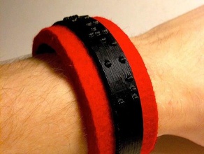 braille bracelet other 3d jewelry 3d print model - Mito3D