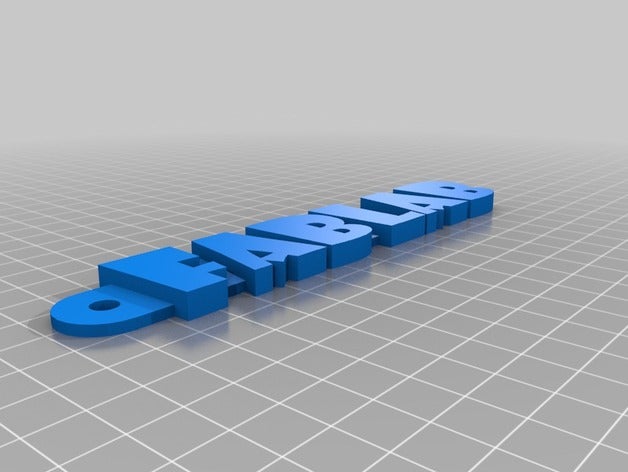 catena chiave del fablab altri 3D print model - Mito3D