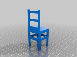 montiert design-Stuhl Modell Möbel 3d print model - Mito3D