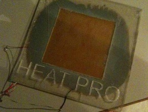 heat pro repman heater preventing warping other build platform electronics heated bed mendel rapman reprap 3d print model - Mito3D