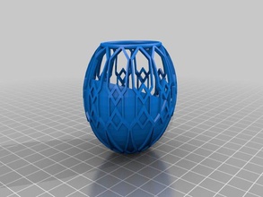 my customized artistic vase-0831 interactive 3d print model - Mito3D