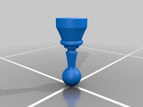 peão de xadrez conjunto alpha 3d print model - Mito3D