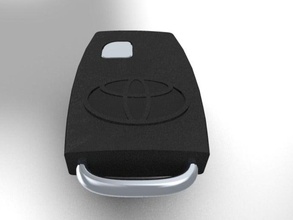 toyota key replacement shell automotive 1990 1991 1992 1993 1994 1995 4runner black broken camry car carina celica cover covers electronics housing keyless keyring land cruiser lexus lock mr2 old remote spare sparepart supra transmitter 3d print model - Mito3D