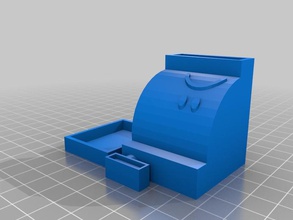 triste caixa registadora adereços 3d print model - Mito3D
