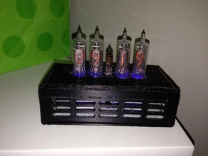 tube clock case electronics nixie 3d print model - Mito3D