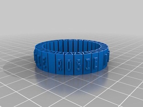 rosie bracelet bracelets customized 3d print model - Mito3D