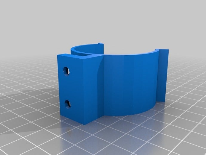 faisal -on hardhat flashlight clip tools customized 3D print model - Mito3D