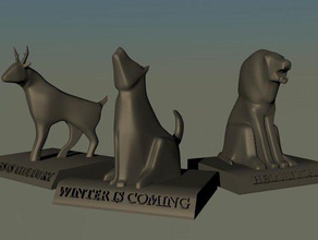 game thrones houses other animal 3d print model - Mito3D