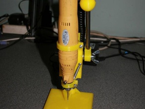 mini drill press hobby machine tools dremel miniature pcb pillar 3d print model - Mito3D