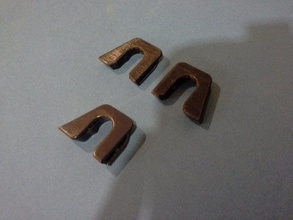 mitsubishi colt parcel shelf replacement clips automotive 3d print model - Mito3D