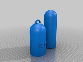 customized ego-c slip fit containter containers 3d print model - Mito3D
