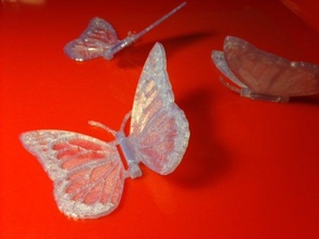bisagra de la mariposa 2d art 3dhubs 3d print model - Mito3D