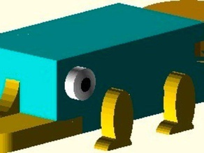 perry platypus inaction figure other 3d openscad uc3m plastic valley 3d print model - Mito3D