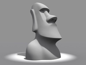 moai heykeller 3d print model - Mito3D