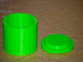 sturdy storage canister friction lid other box cylinder 3d useful 3d print model - Mito3D