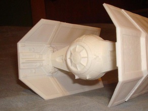 tie avancé x1 d'autres fighter impériale de l'espace star wars darth vader empire galactique solidworks 3d print model - Mito3D