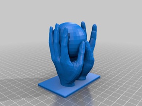 hands ball other 3d art geometry model 3d print model - Mito3D
