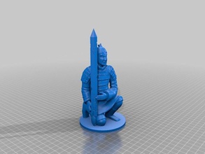 terra cotta guerrero arte 3d print model - Mito3D