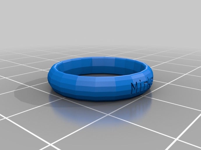 my customized ring band creation script swiss sizes customizer rings 3D print model - Mito3D