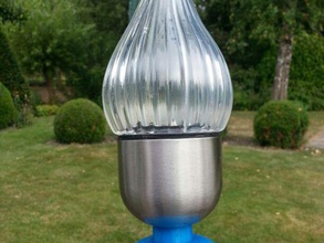 lamp holder outdoor garden 3d print model - Mito3D