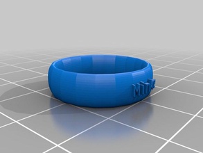 minke rings customized 3d print model - Mito3D